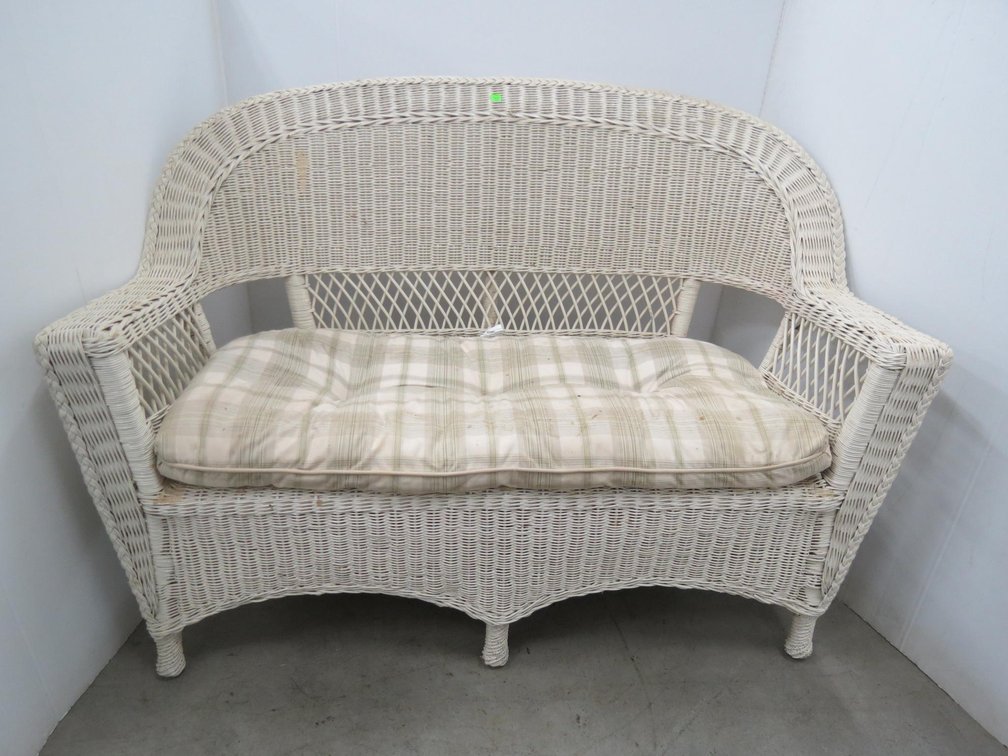 Wicker Bench