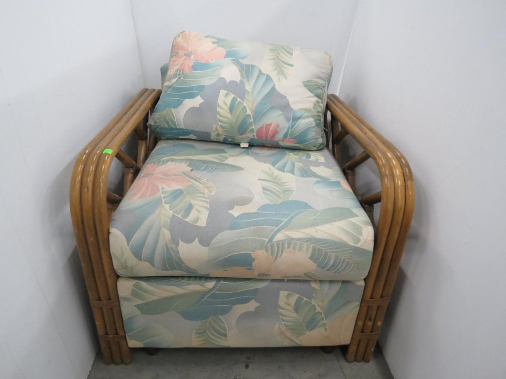 Rattan Chair With Cushions
