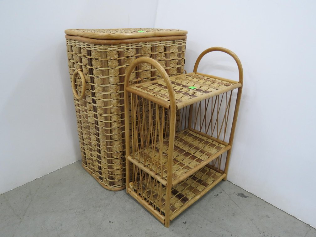 Hamper and Small Shelf
