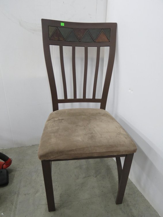 Cushioned Metal Dining Chair