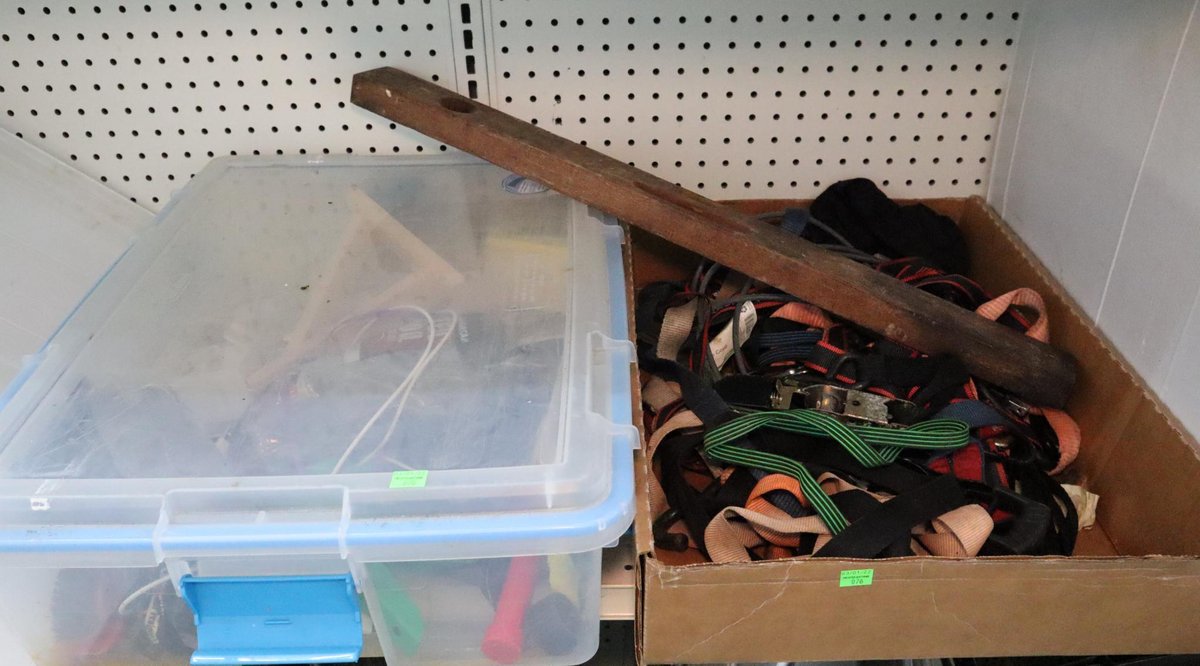 Ratcheting Tie Down Straps and Miscellaneous Shop Items