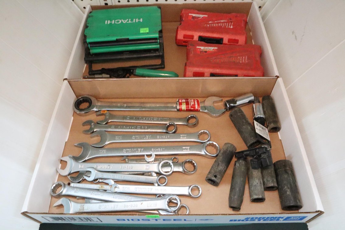 Wrenches and Milwaukee Drill Bit Kits