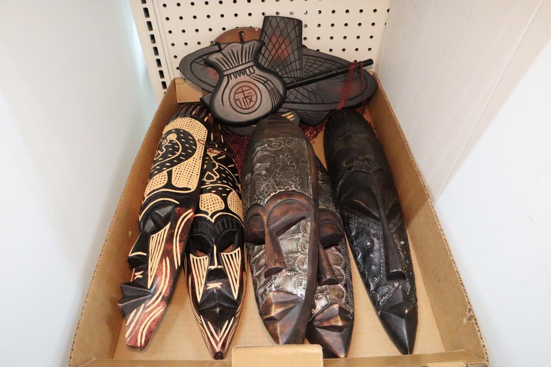 Decorative African Hanging Masks