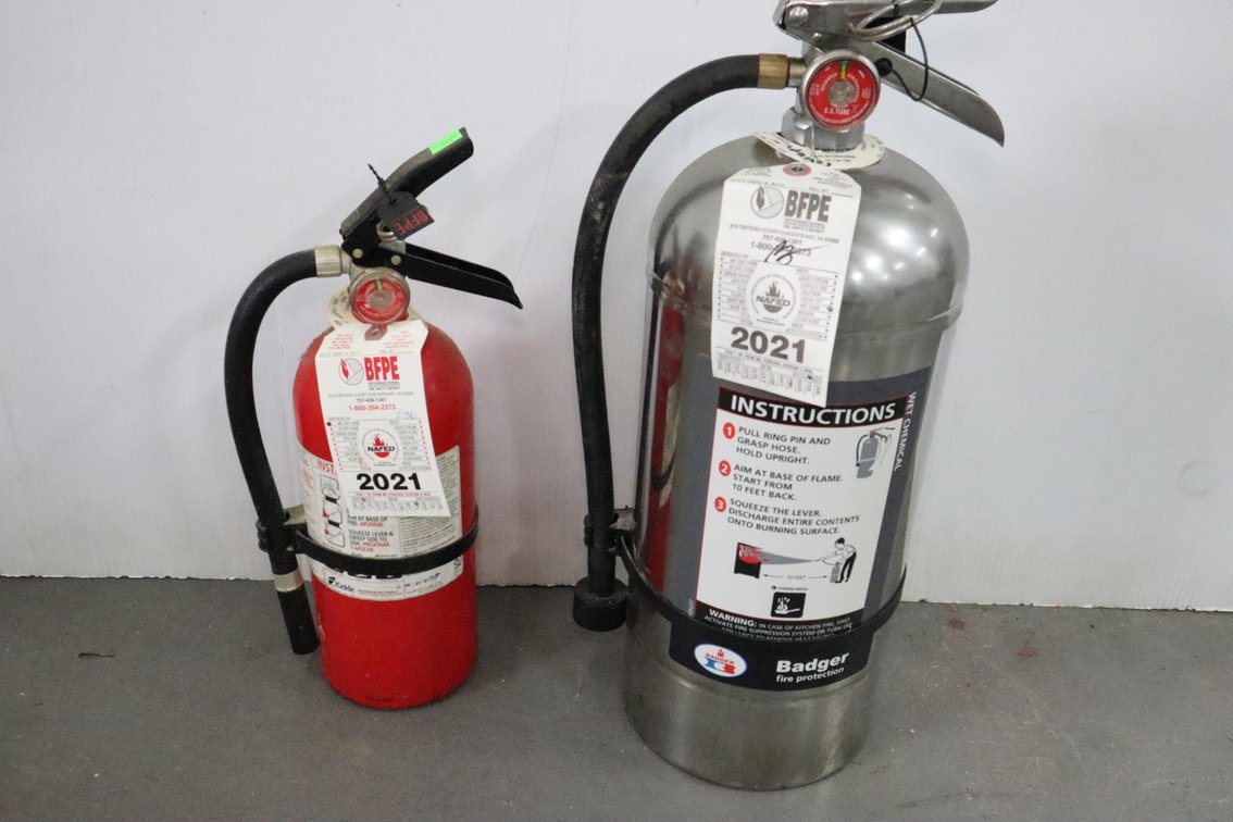 Pair of Fire Extinguishers