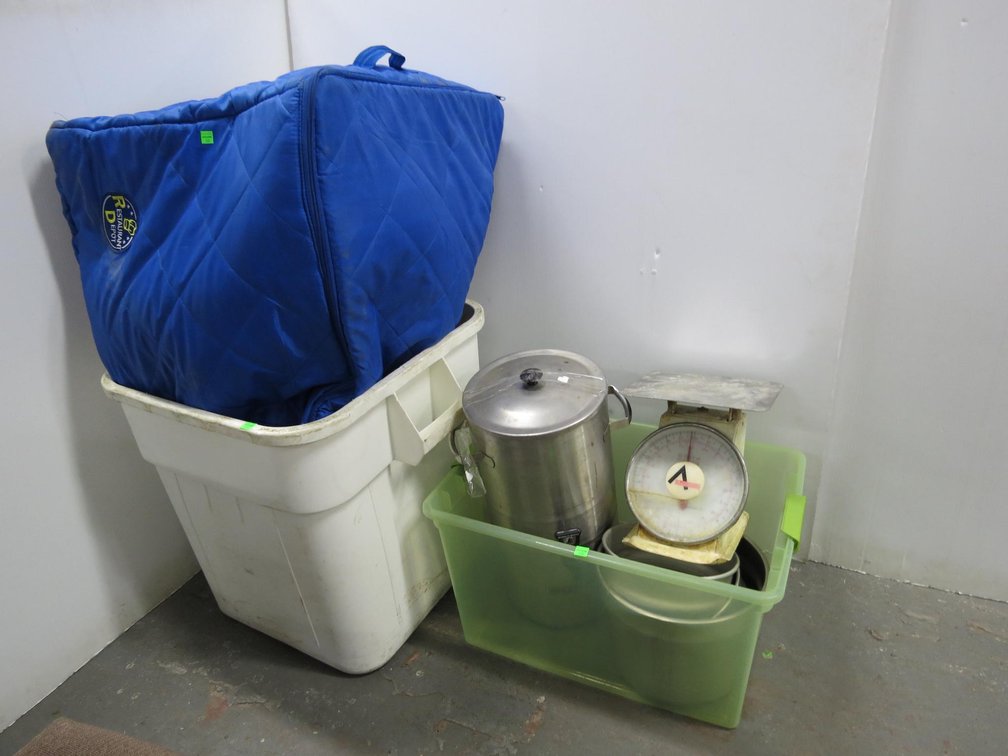 Restaurant Equipment, Scales, Bunn Dispenser, Large Insulated Case