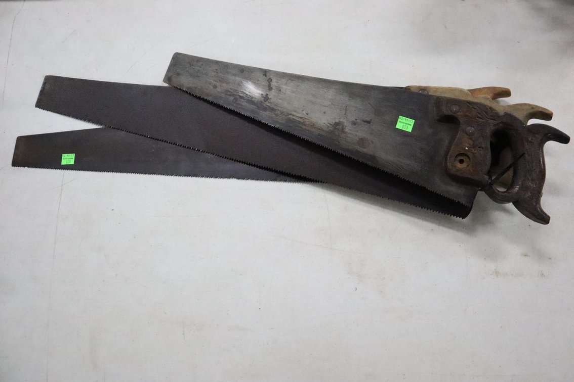 3 Antique Hand Saws