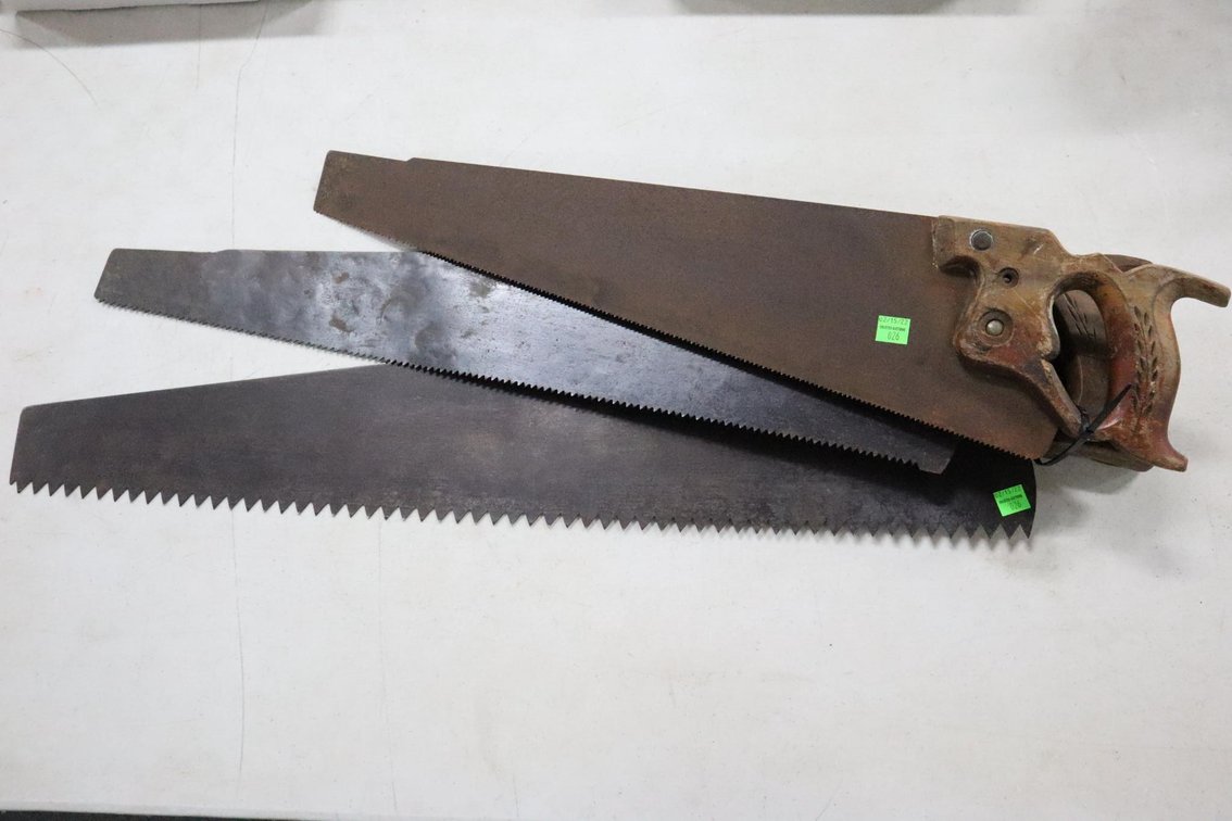 3 Antique Hand Saws