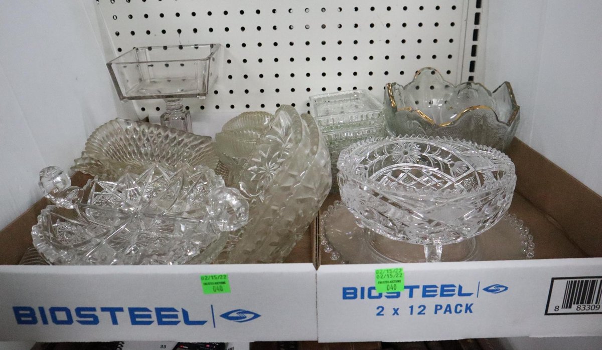 Group of Glass Dishes