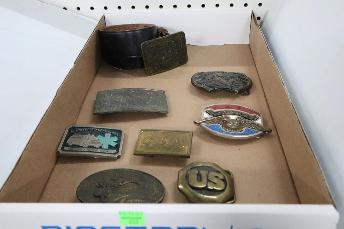 Group of Belt Buckles