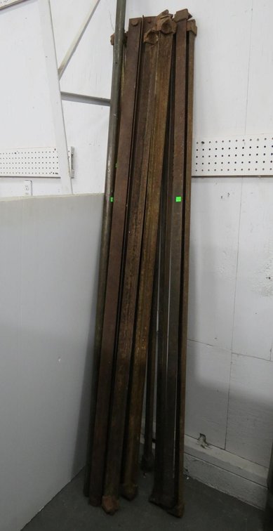 Group of Iron Bed Rails