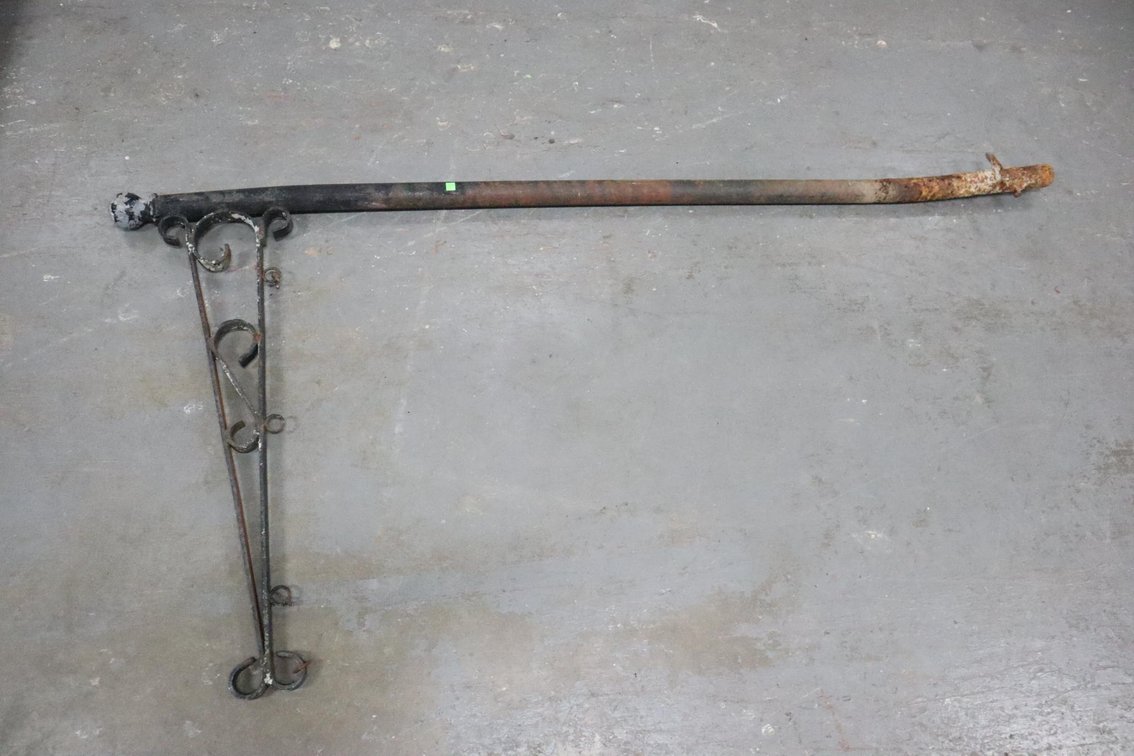 Antique Iron Sign Post
