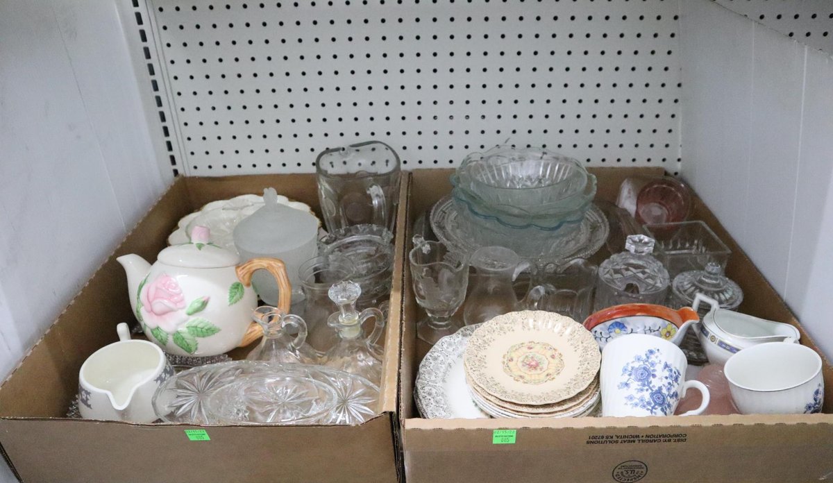 2 Boxes of Collectible Dishes