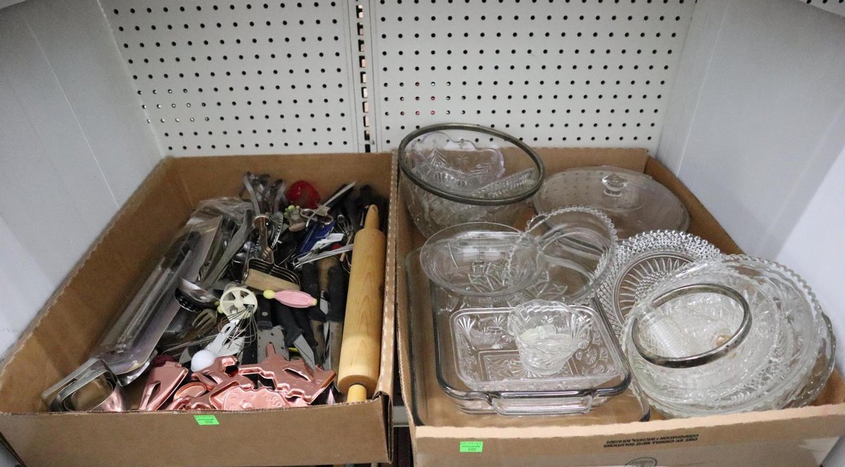 Glassware and Kitchen Utensils