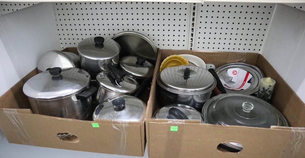 2 Boxes of Cookware