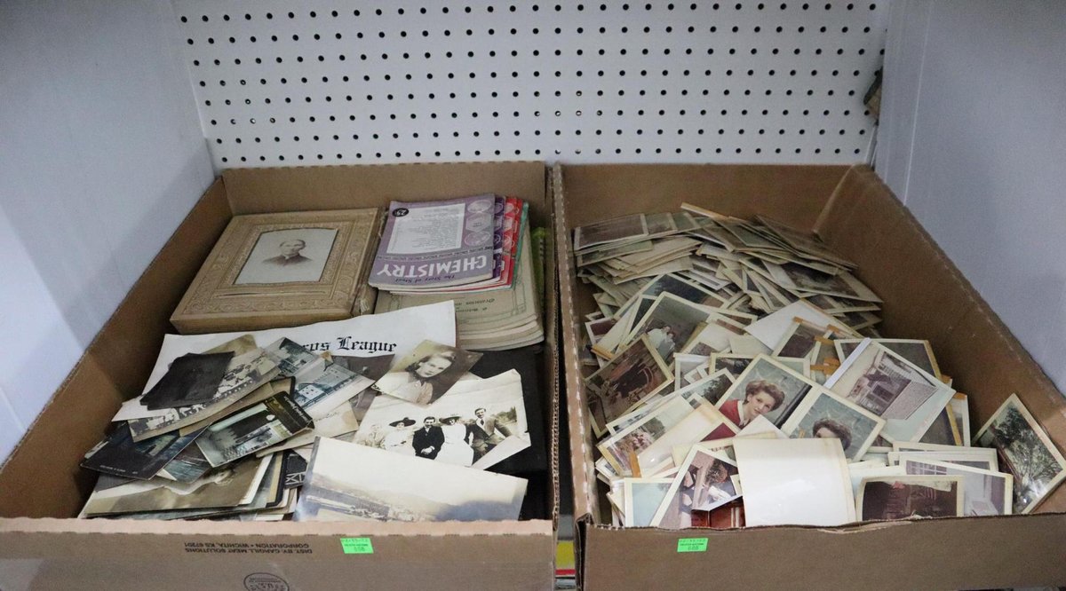 Two Boxes of Vintage Photos and Albums