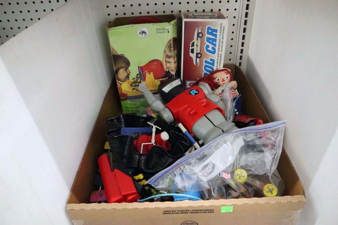 Box of Vintage Toys