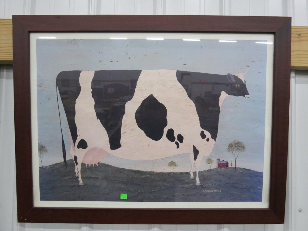 Cow Print By Warren Kimble