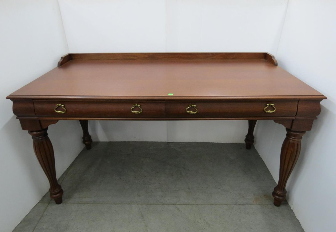 Library Table With 2 Drawers