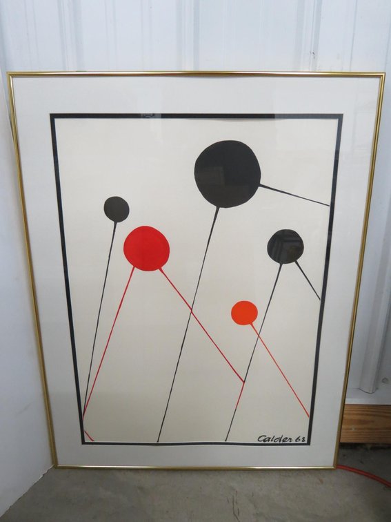Alexander Calder ‘68 Balloons Lithograph 