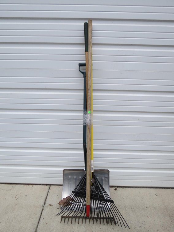 Guard Rakes and Snow Shovel