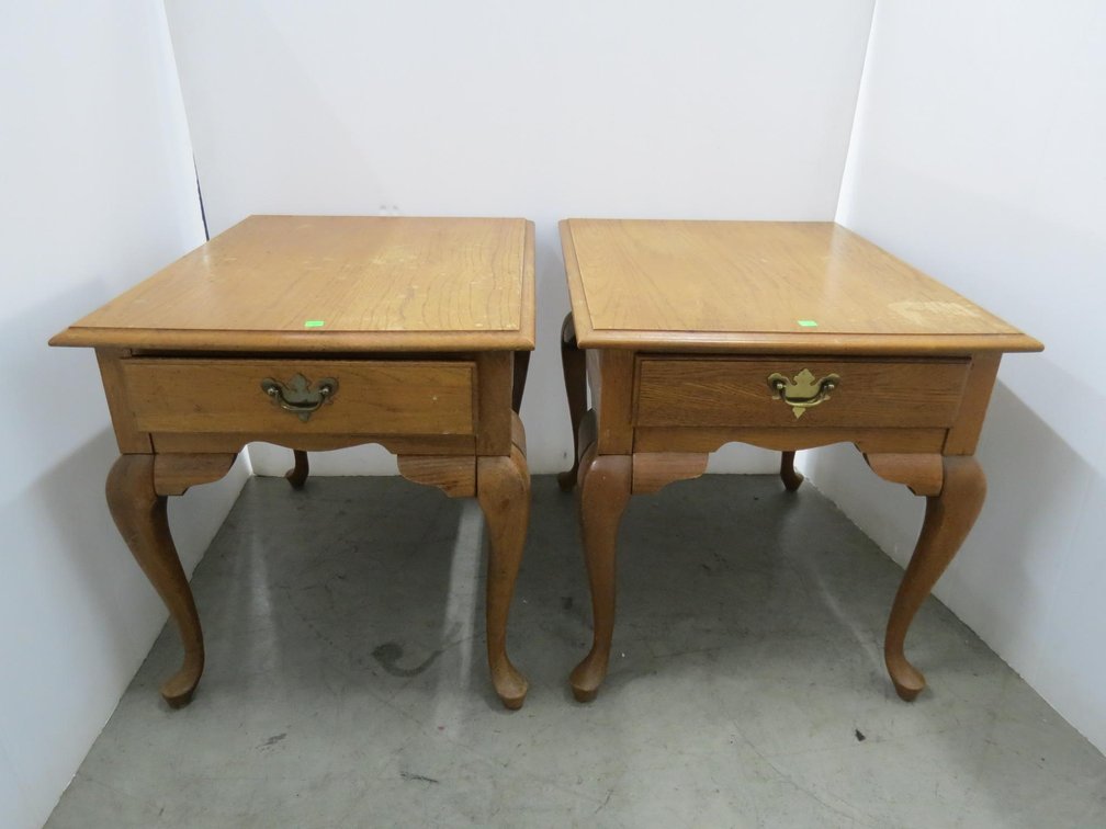 Pair of Lenoir House Single Drawer Side Tables