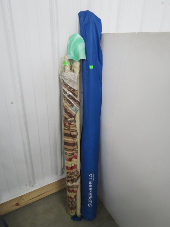 Pair of Beach Umbrellas