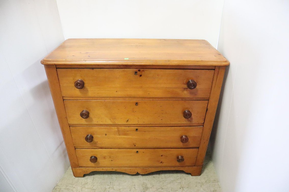 Antique Four-Drawer Chest of Drawers