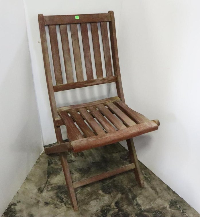 Vintage Wooden Folding Chair
