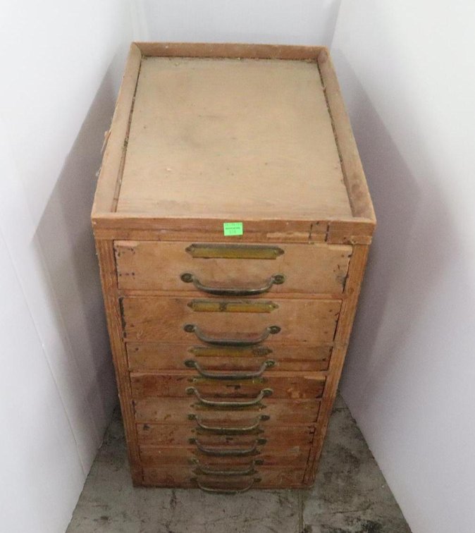 Vintage File Organizer Cabinet