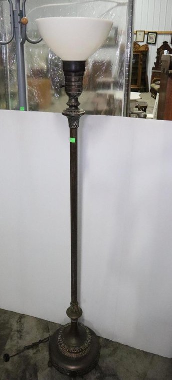 Antique Metal Floor Lamp