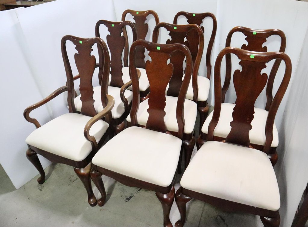 Eight Dining Room Chairs By Thomasville Furniture