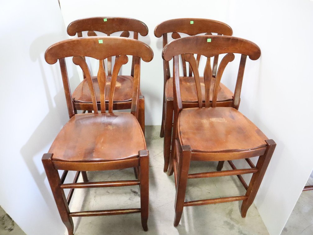 Four Bar Height Chairs, Nicholas and Stone