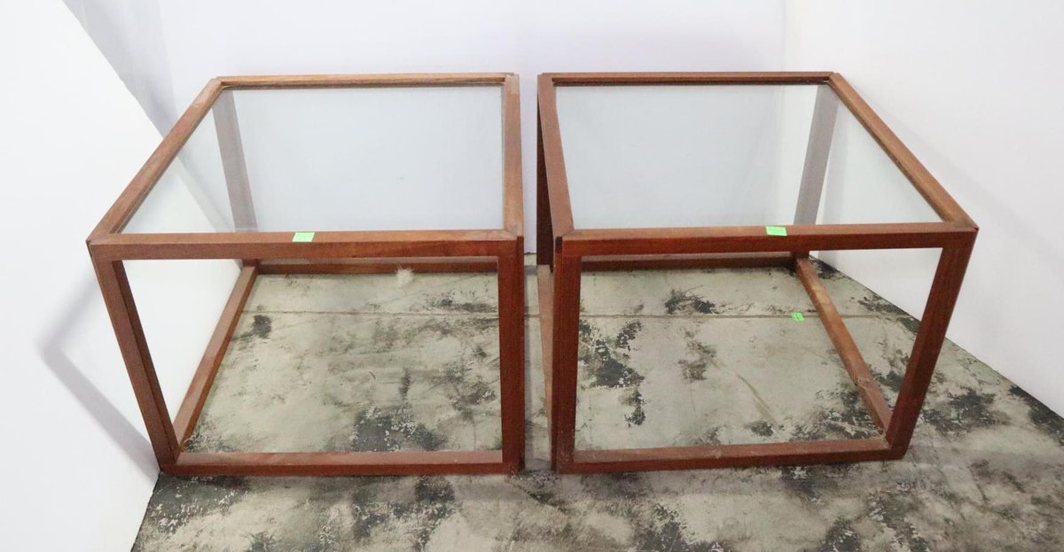 Glass Top Side Tables