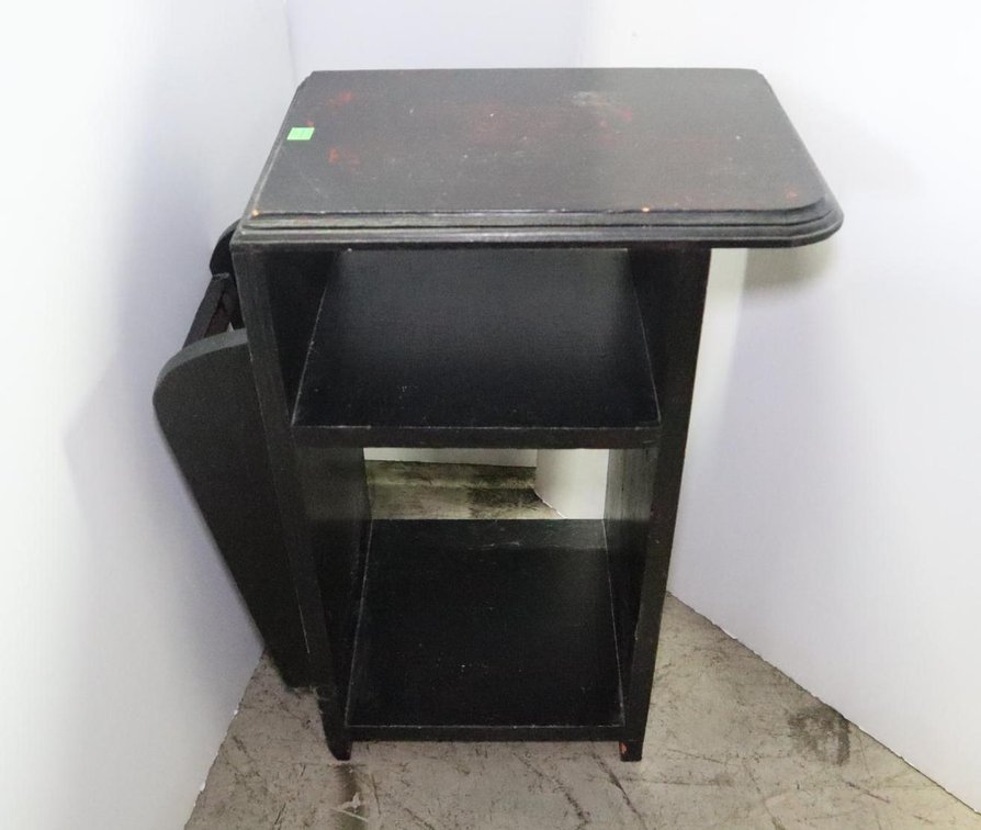 Side Table With Magazine Holder
