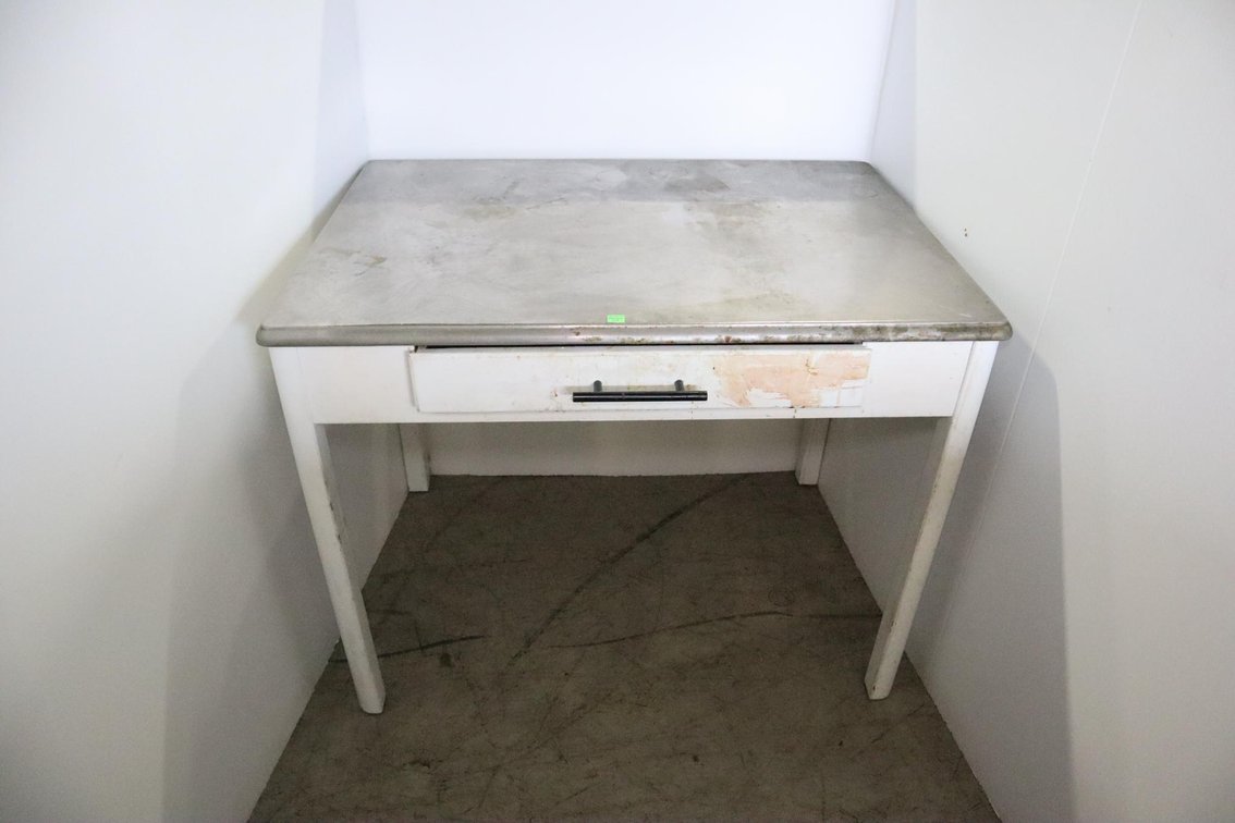 Vintage Metal Top Table