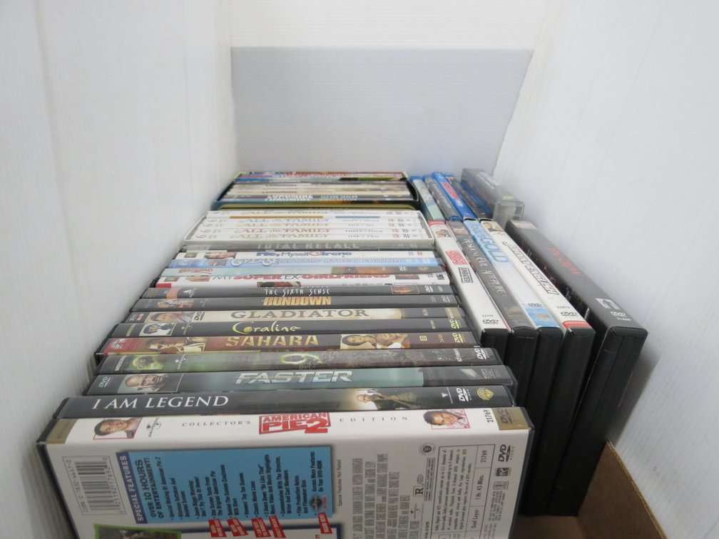 Box of DVDs