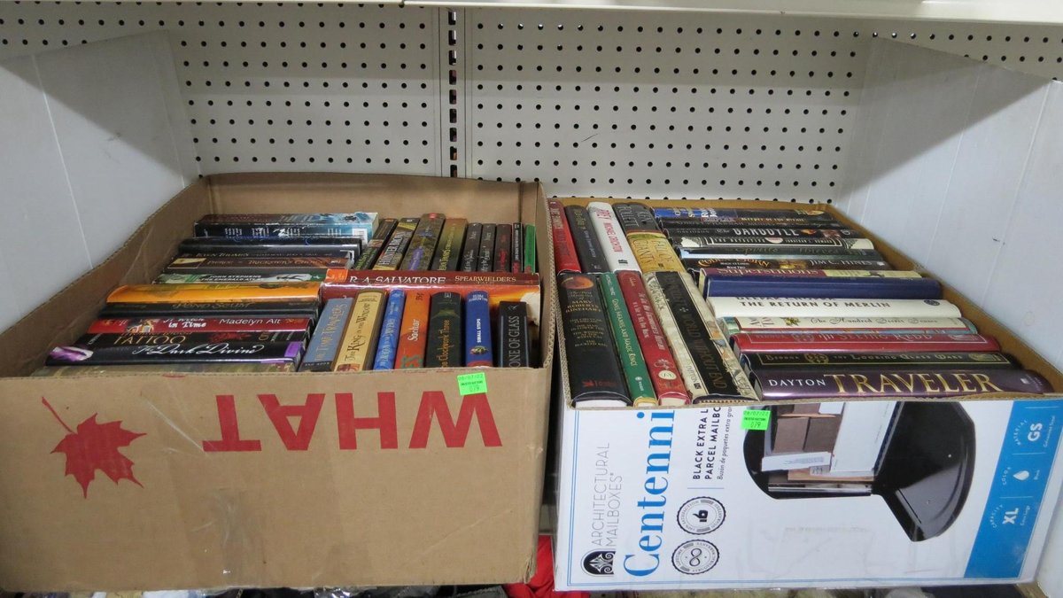 Two Boxes of Books