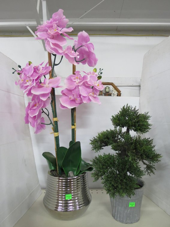 Pair of Artificial Plants