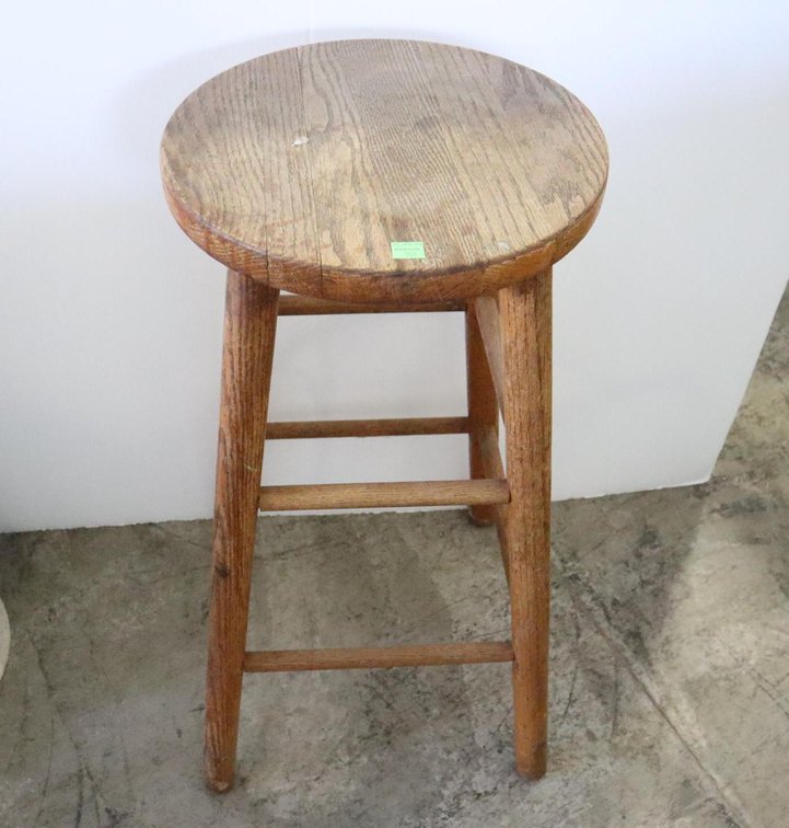 Wood Barstool