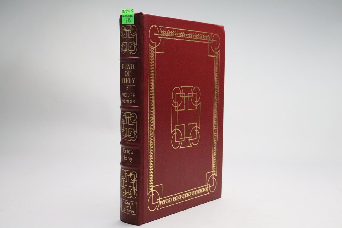 Fear Of 50, A Midlife Memoir By Erica Jong, Signed First Edition, Easton Press