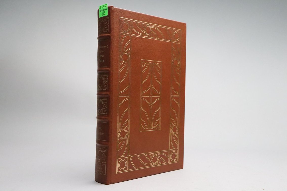 The Camera Never Blinks Twice By Dan Rather, Signed First Edition, Easton Press