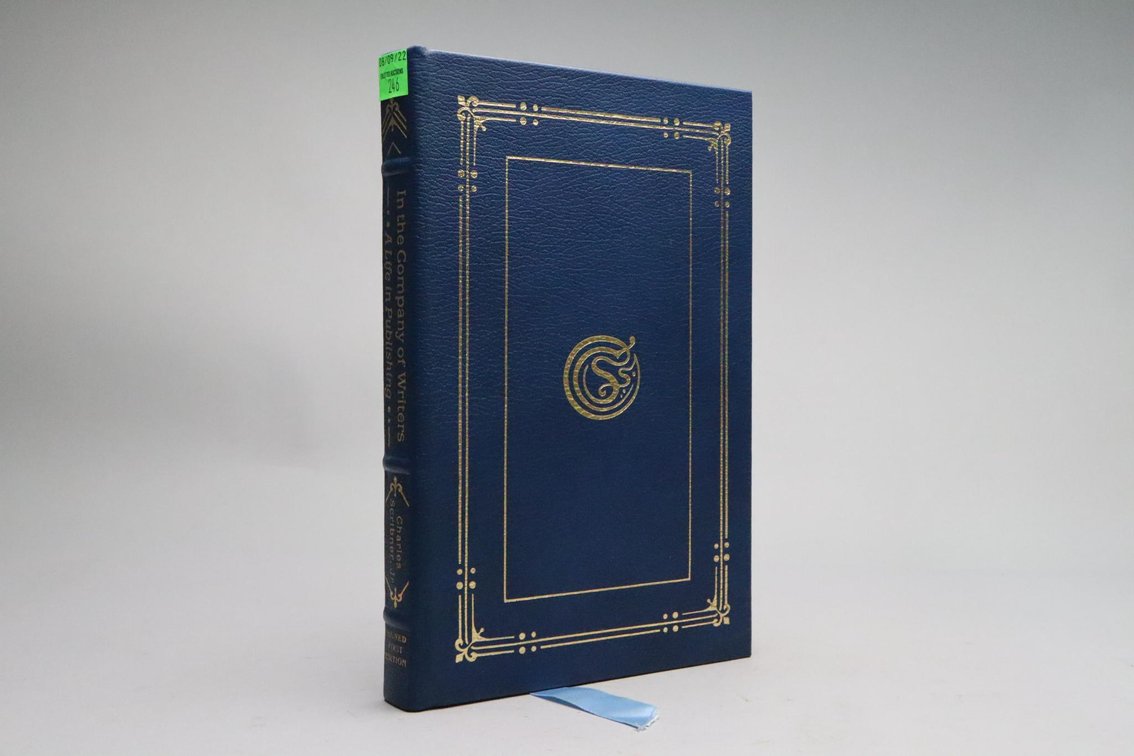In The Company Of Writers - A Life Of Publishing By Charles Scribner Jr, Signed First Edition, Easton Press