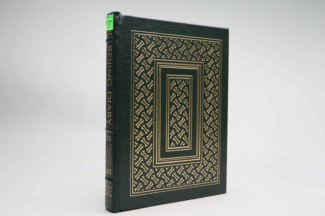 Beijing Diary By Charlton Heston, Signed First Edition, Easton Press