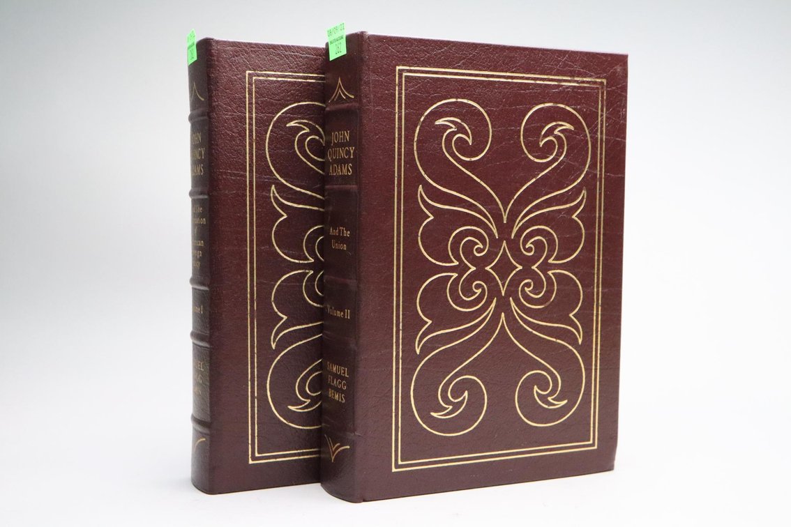 John Quincy Adams Volumes I And II By Samuel Flagg Bemis, Easton Press