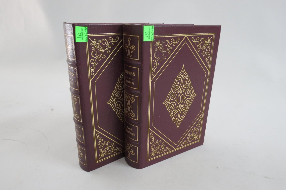 Truman Volumes I-II By David Mccullough, Easton Press