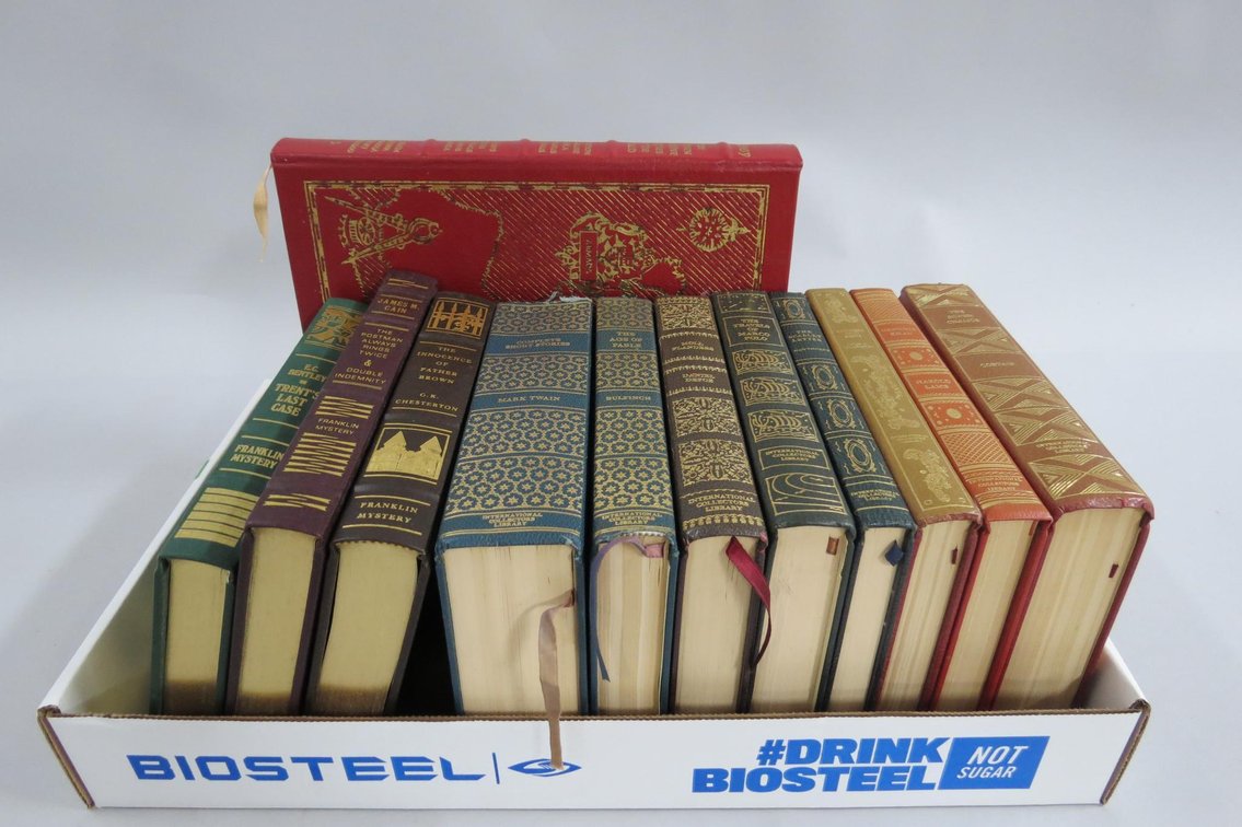Franklin Mystery Hardcover Books, Mark Twain International Collectors Library And Other Collector Books, Hardcover