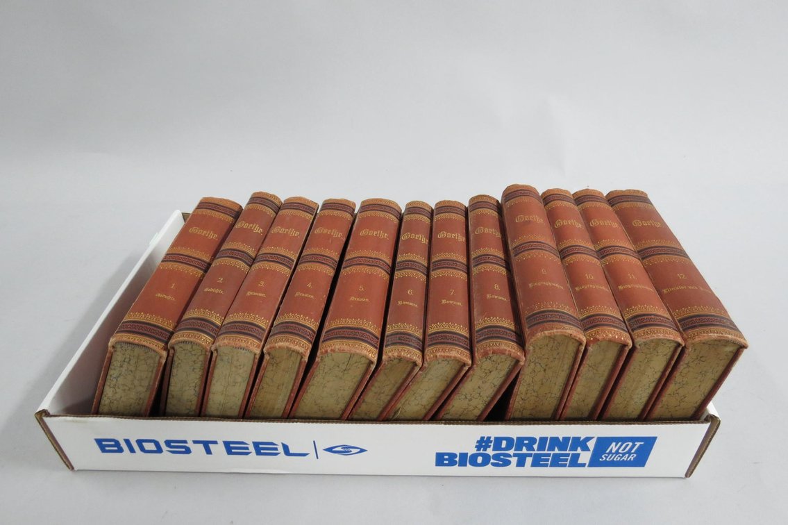 Goethe Volumes 1-12 German Hardcover Books