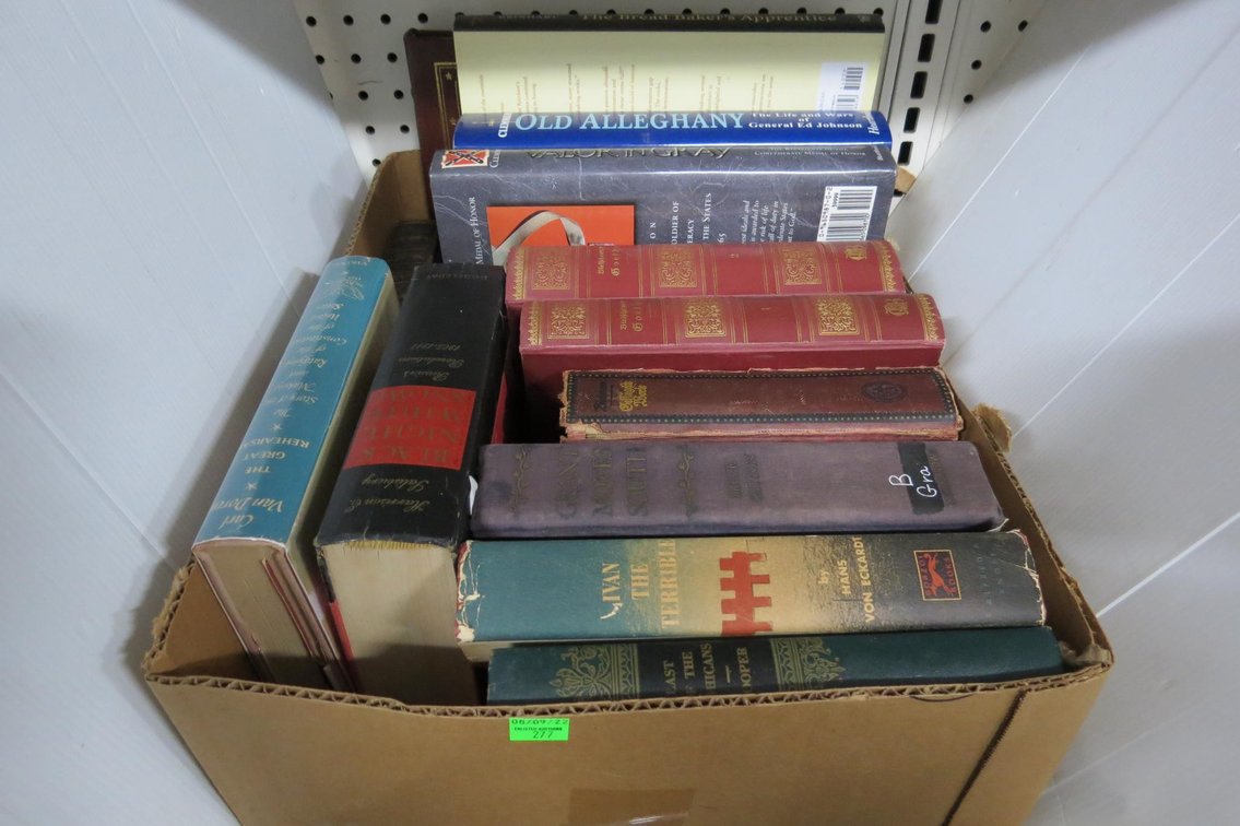 Hardcover Books, Ivan The Terrible, Grant Moves South, German Books And Other