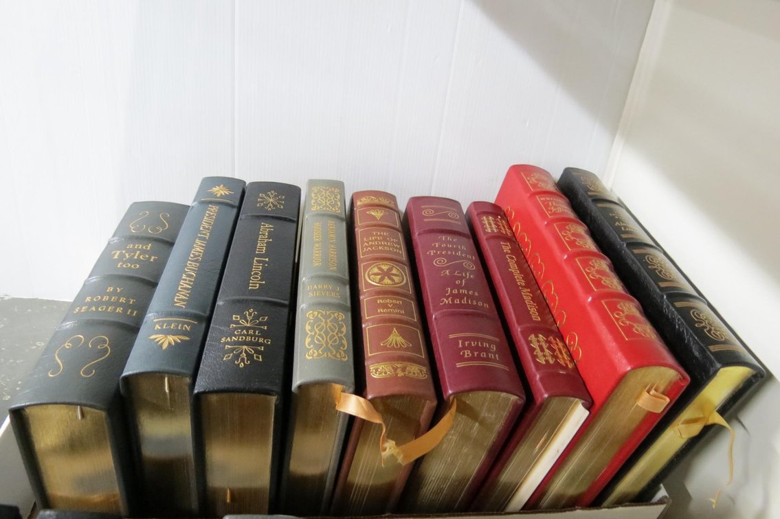 Easton Press Books, President James Buchanan, Abraham Lincoln, The Life Of Andrew Jackson, Thomas Jefferson