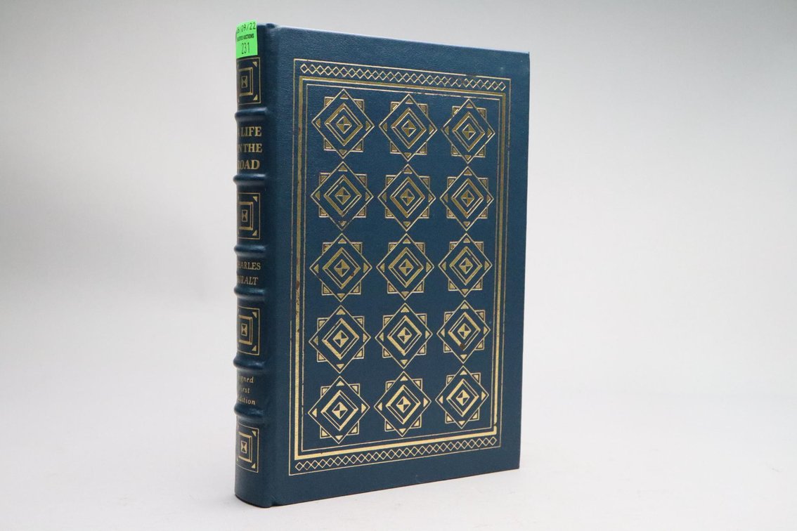 A Life On The Road By Charles Kuralt, Signed First Edition, Easton Press